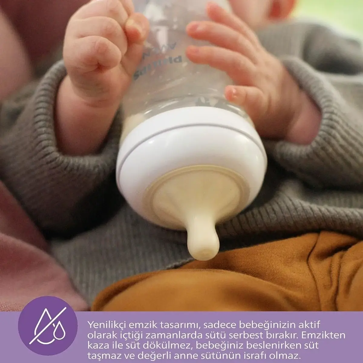 Philips Avent Doğal Tepkili  PP Biberon 125ml 0+ Ay