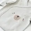 Bibaby Organik Zıbın Takımı Hug Me Bear Prematüre Kar Melanj