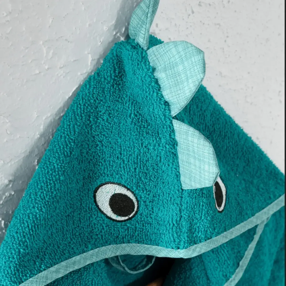 Angeltouch Bebek Bornozu Figürlü Petrol