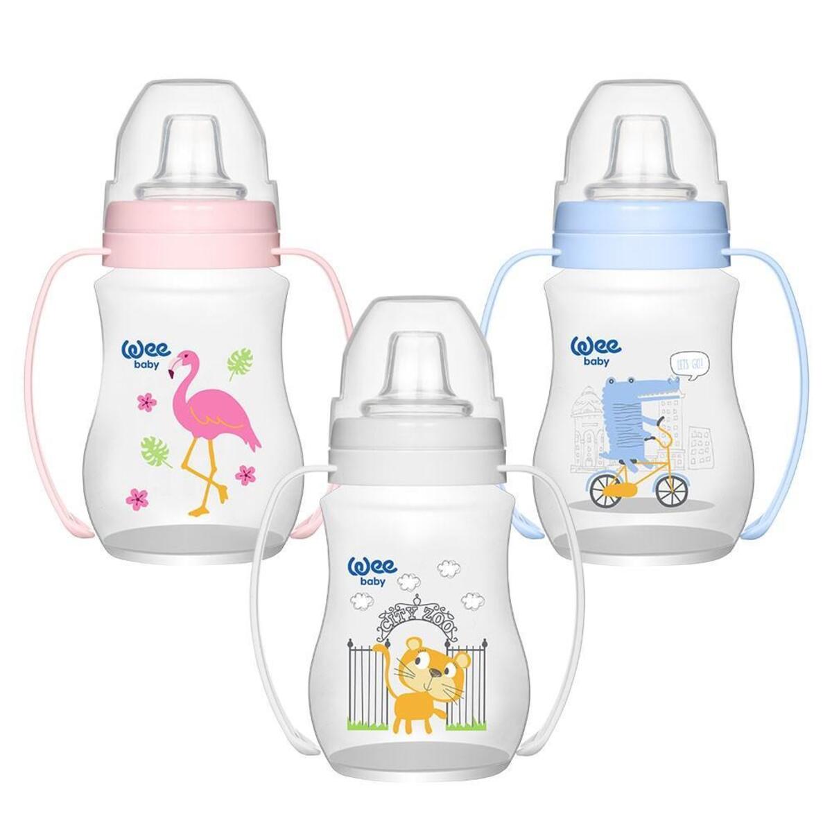 Wee Baby Antikolik Akıtmaz Kulplu PP Bardak 250 ml