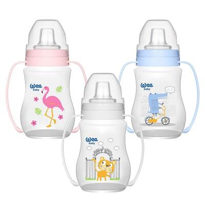 Wee Baby Antikolik Akıtmaz Kulplu PP Bardak 250 ml