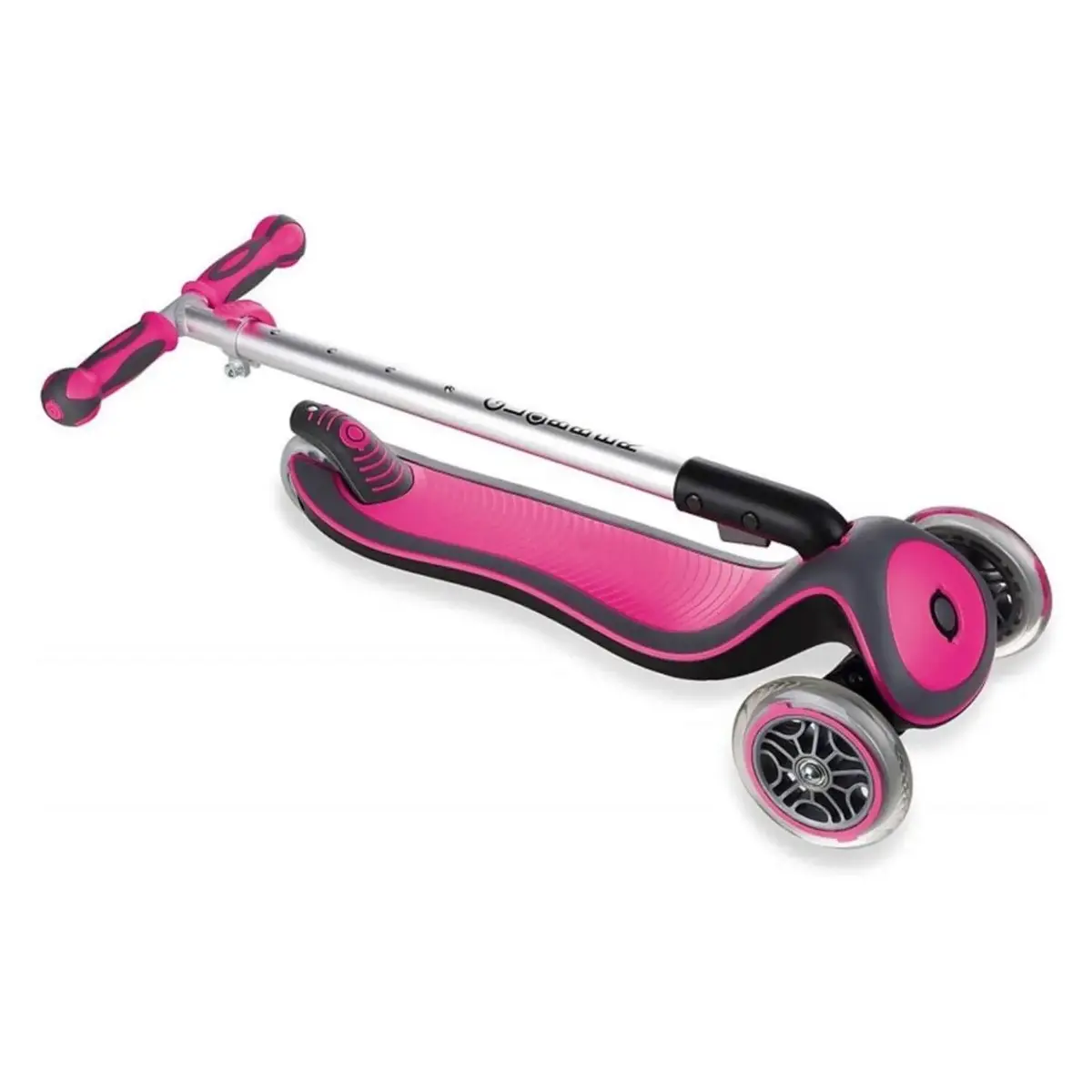 Globber Elite Deluxe Işıklı Scooter Pembe