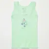 Natuline Organik Atlet Likralı Lovely Meowly 2li Pembe - Yeşil