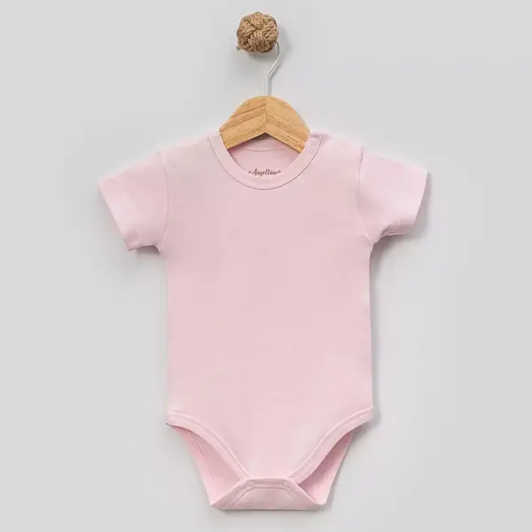 Angeltouch Body Kısa Kol Penye Pembe