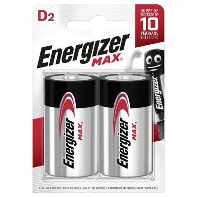 Energizer Max Alkaline D Boy 2 li Pil