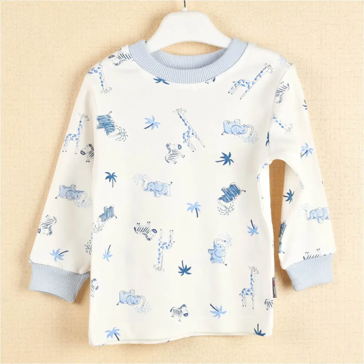Rany Baby Kids Pijama Takımı Safari Mavi