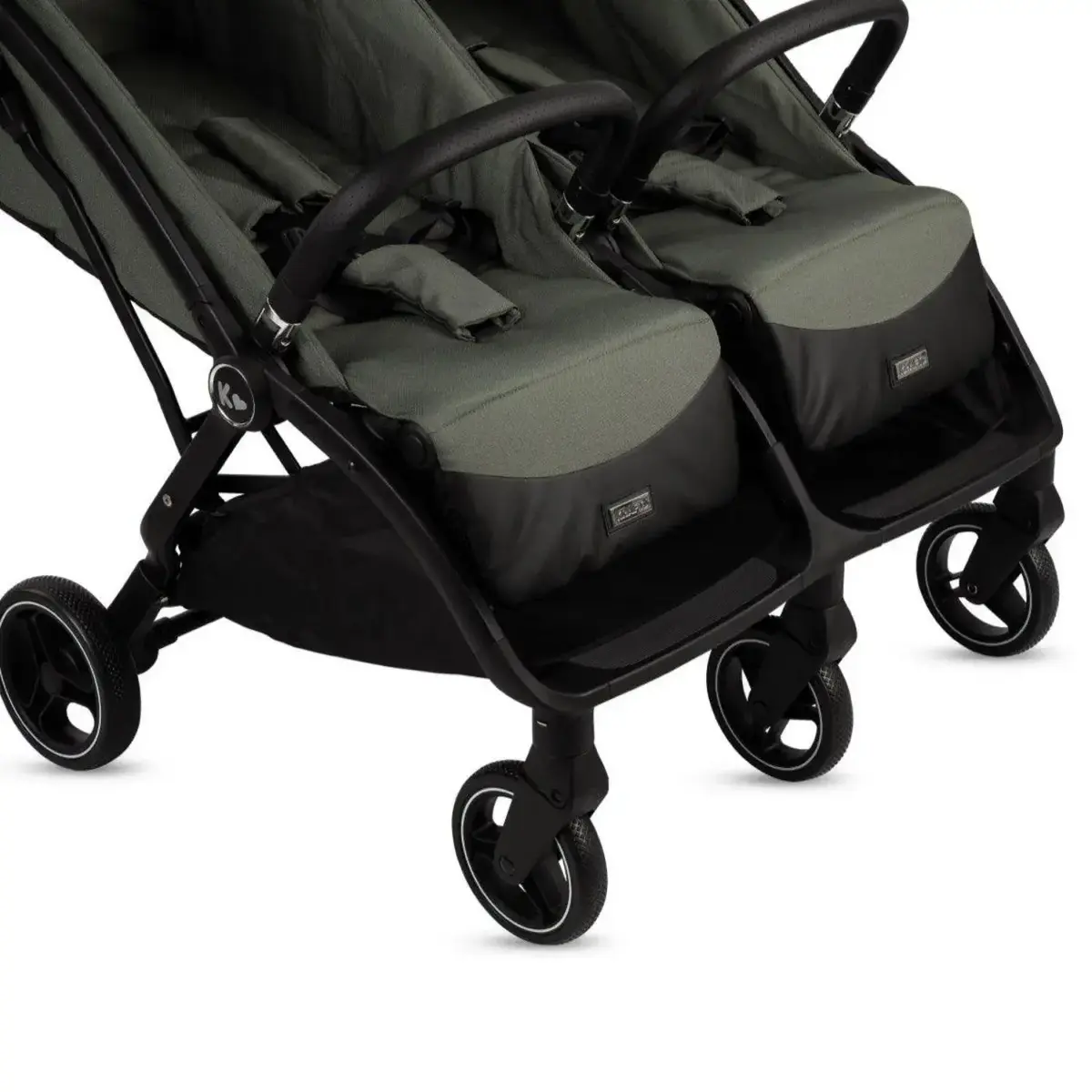 Kraft Duplo İkiz Bebek Arabası Black