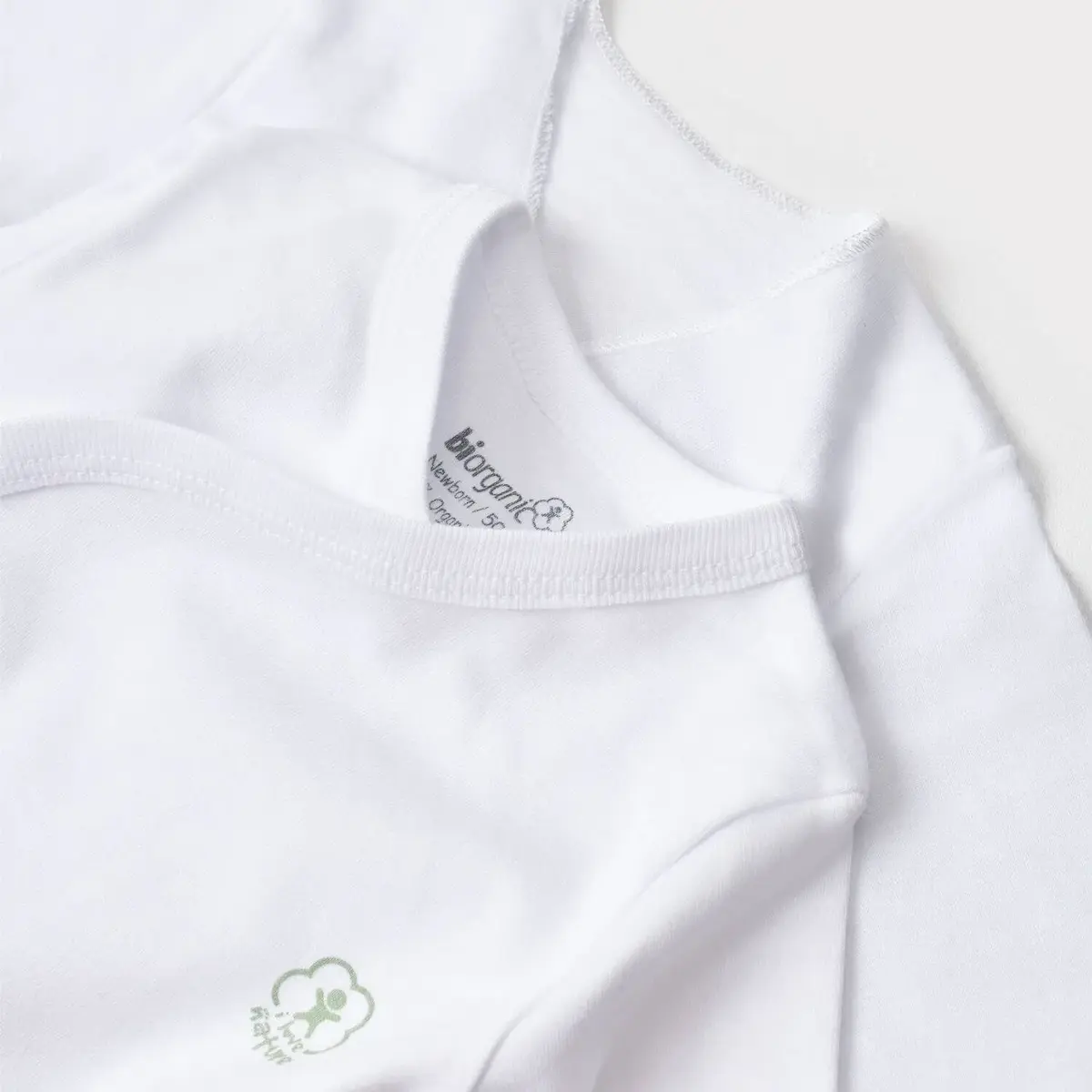 Bibaby Organik İç - Dış Zıbın Nature Beyaz