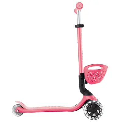 Globber Go Up Baby 360 Işıklı Scooter - Koyu Pastel Pembe