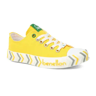 Benetton Ayakkabı Spor Filet Sarı