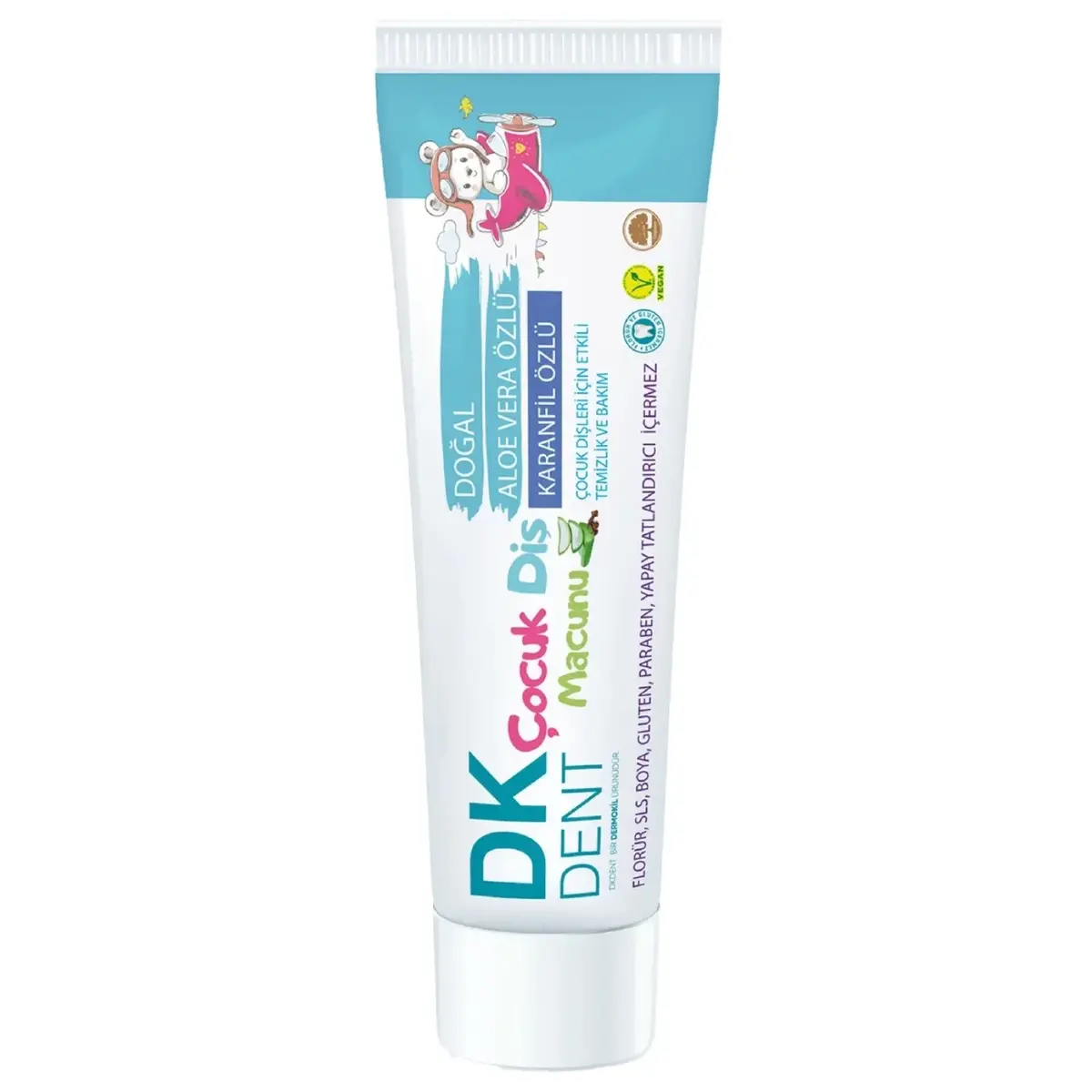 Dermokil Dkdent Çocuk Diş Macunu Florürsüz Orman Meyveli 50 ml