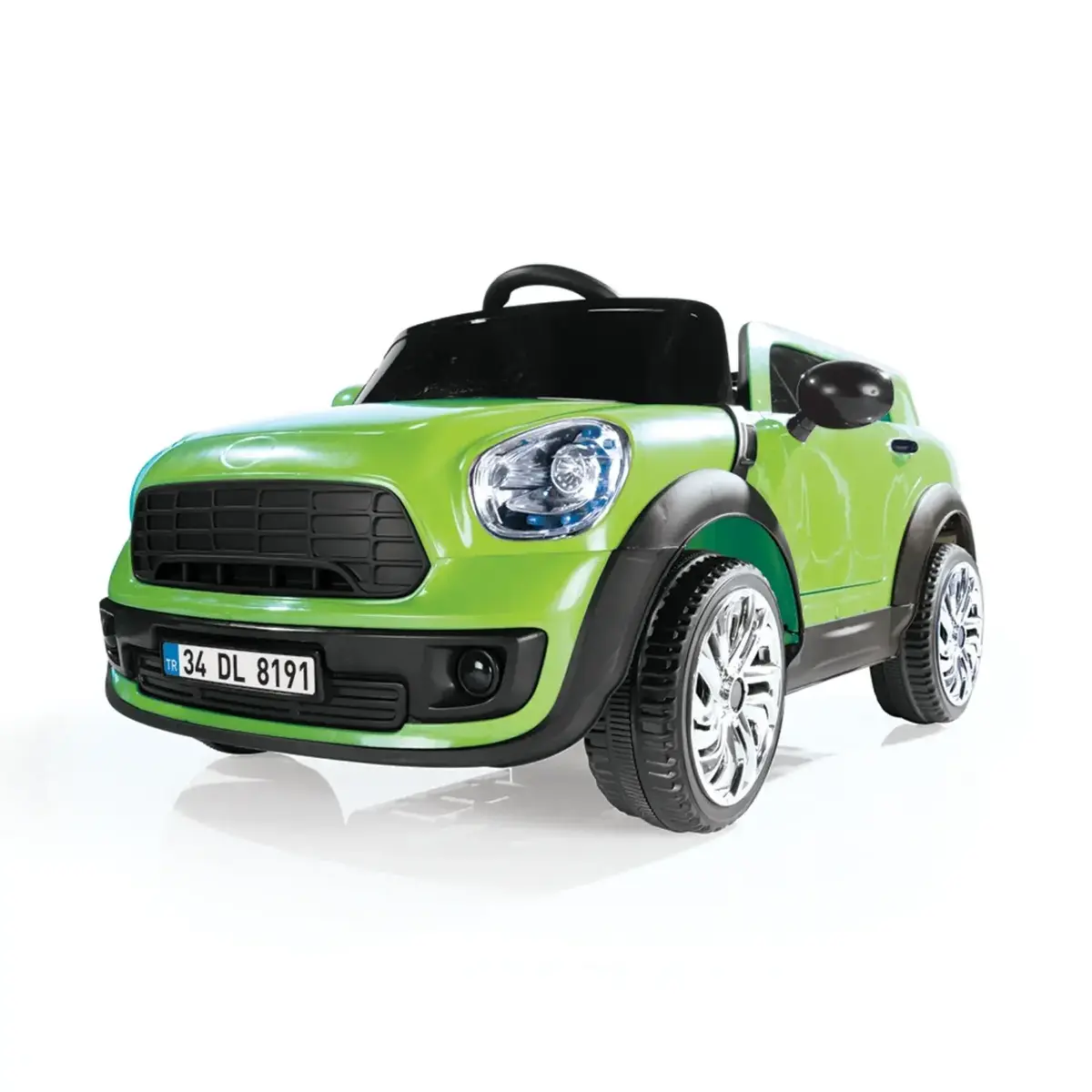 Dolu Ride on Akülü Araba 12 Volt Yeşil