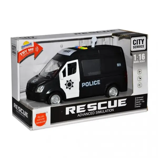 Maxx Wheels Sesli ve Işıklı Araba Polis