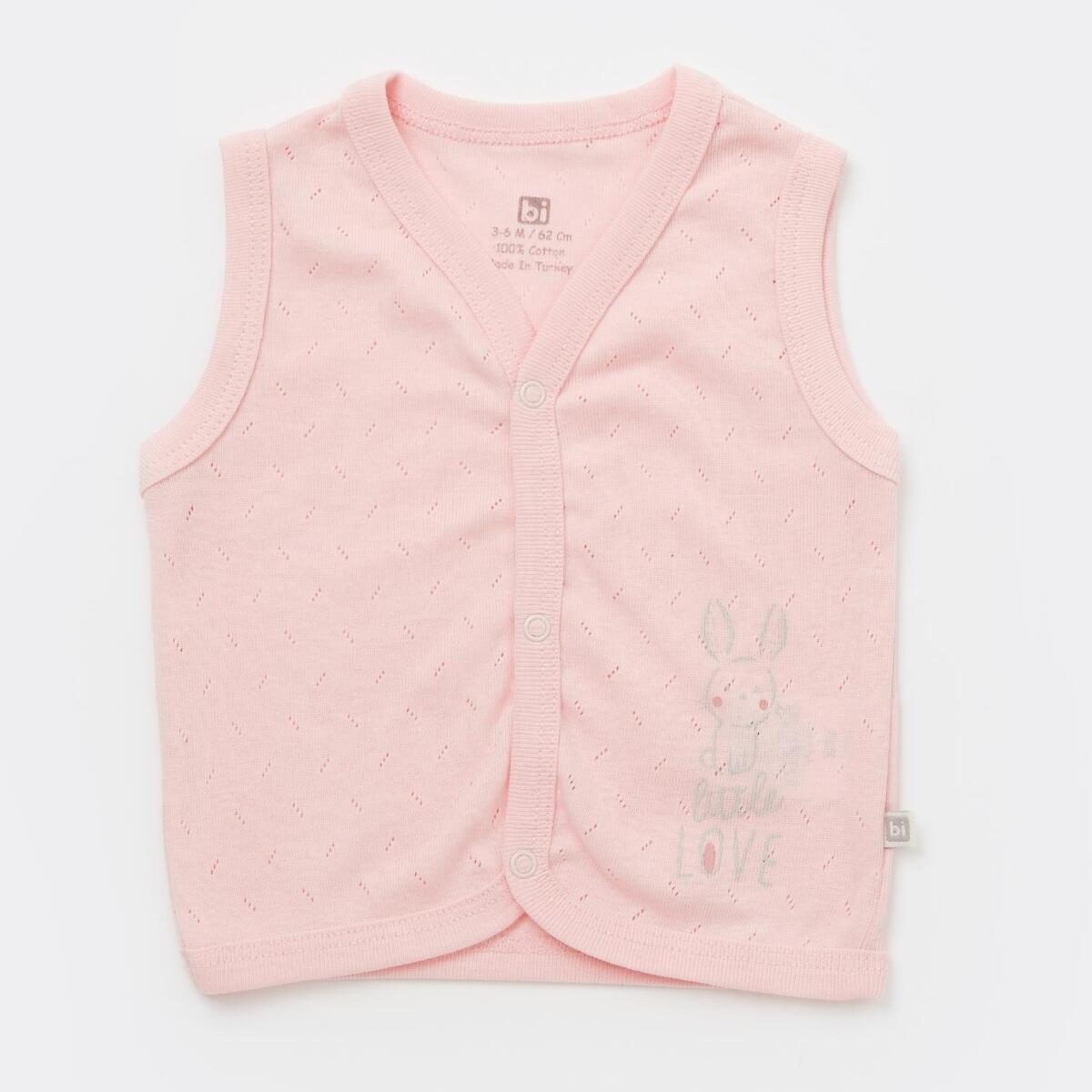 Bibaby Yelek Little Rabbit Love Pembe