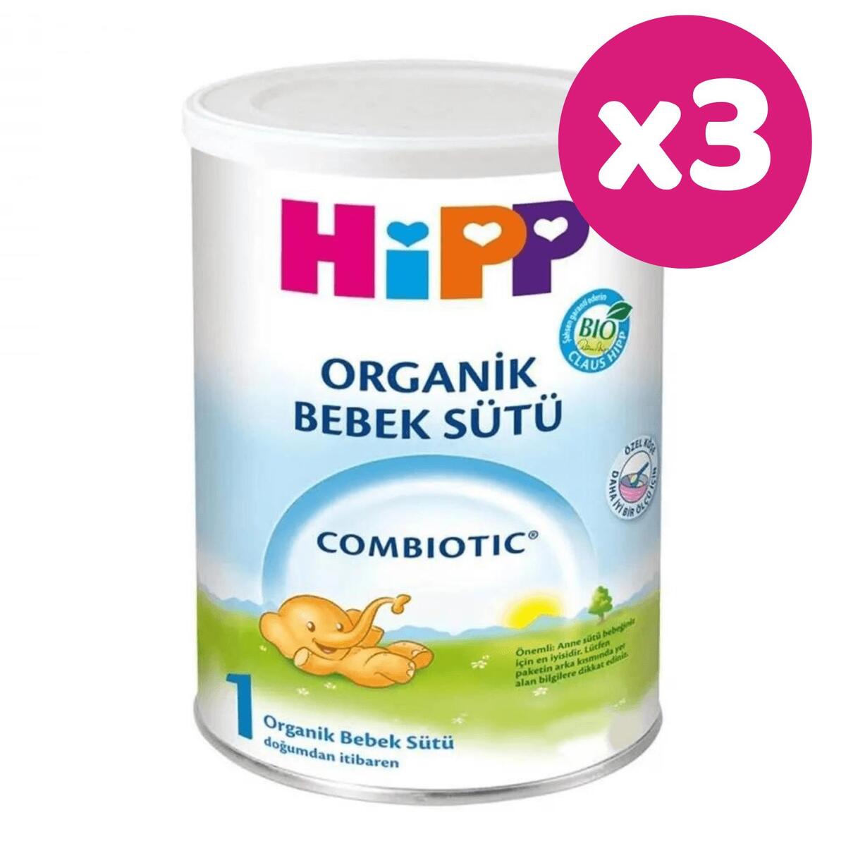 Hipp 1 Organik Combiotic Bebek Sütü 350 gr x3