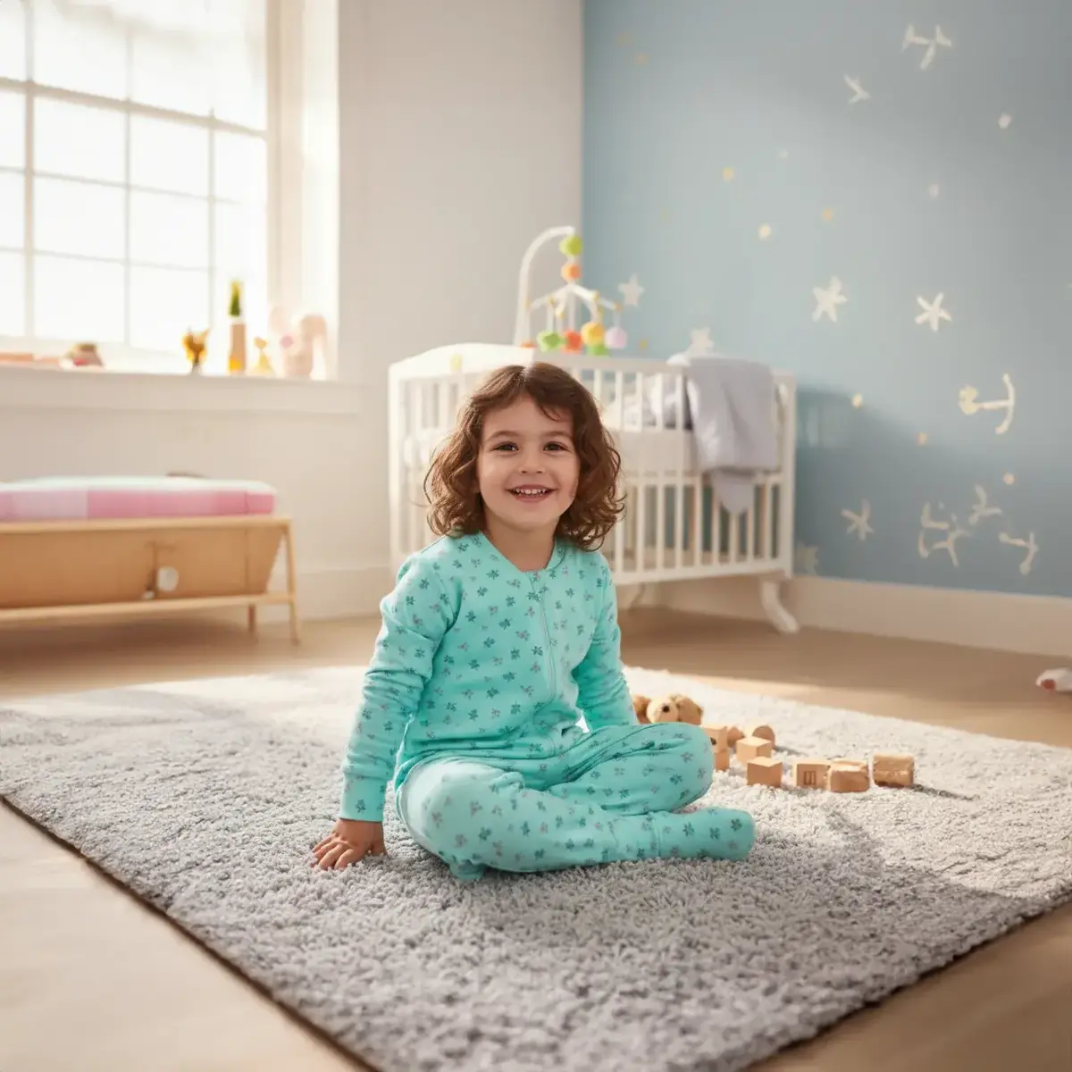 Ella Bonna Uyku Tulumu Çoraplı 2,5 Tog Mint Çiçek