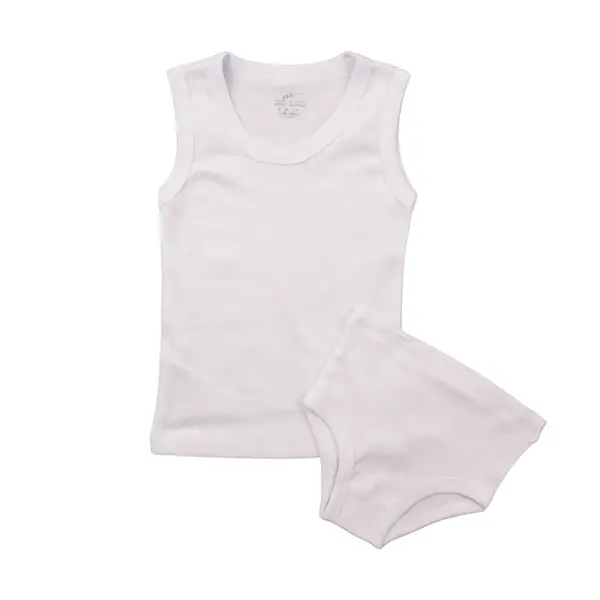 Mini Damla Çamaşır Takımı Askılı Beyaz