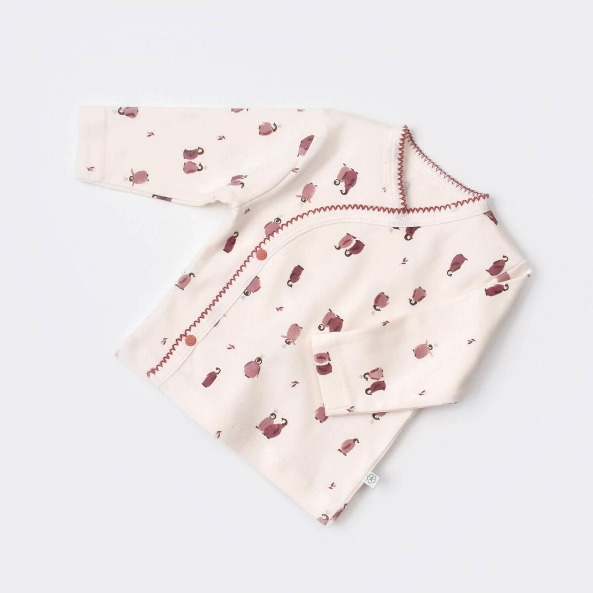 Bibaby Organik Zıbın Takımı 3lü Little Love Rose Dry