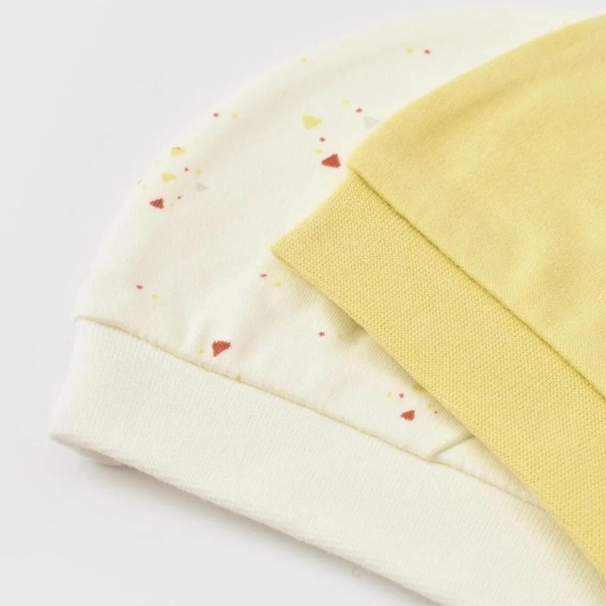 Bibaby Organik Şapka 2li Baby Racoon Lemon Gross Vanilla Ice