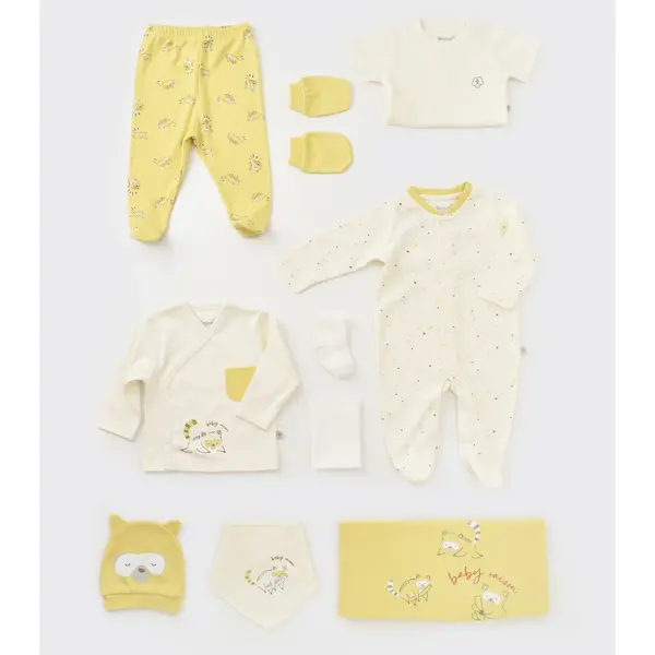 Bibaby Organik Hastane Çıkışı 10lu Baby Racoon Lemon Grass Vanilla Ice