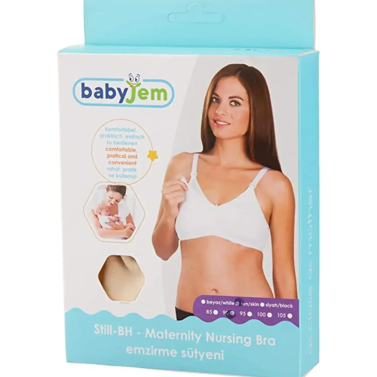 Babyjem Emzirme Sütyeni 85 Beden Ten