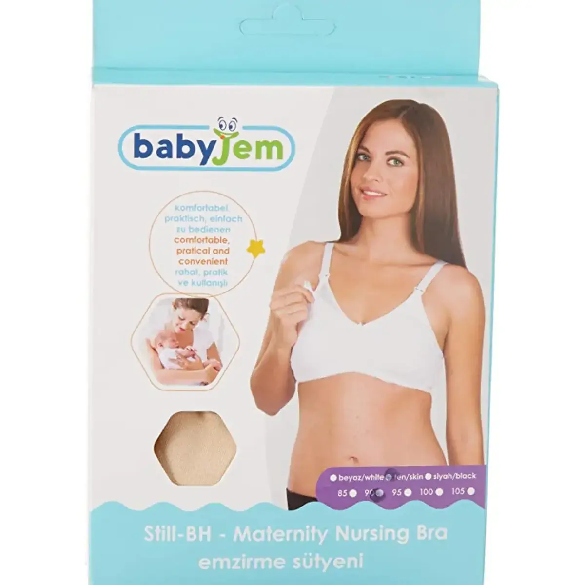 Babyjem Emzirme Sütyeni 85 Beden Ten