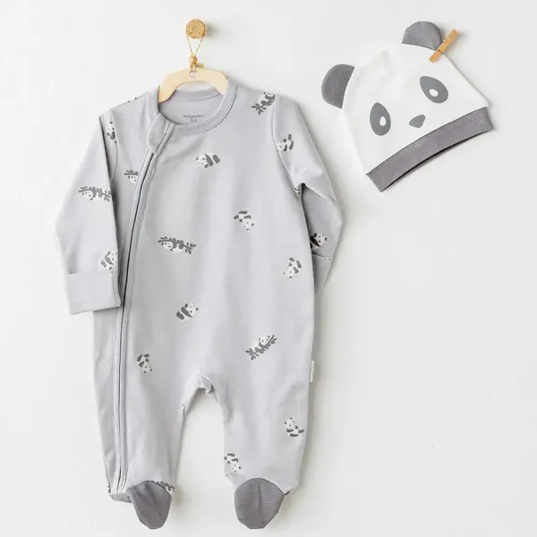 Andy Wawa Tulum Şapka Takım Keep Smiling Gri