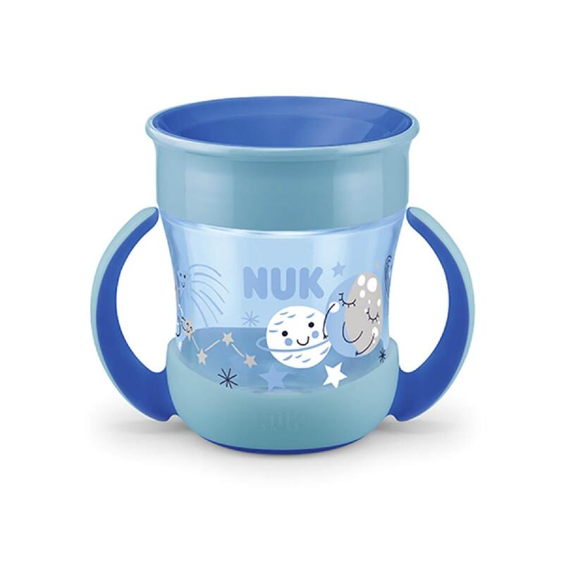 Nuk Glow Mini Magic Cup Karanlıkta Parlayan Suluk 160 ml Mavi