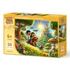 Art Çocuk Sevimli Gezginler 50 Parça Puzzle