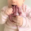 OiOi Annenin Eli Diş Kaşıyıcı 3+ Ay Aqua Green