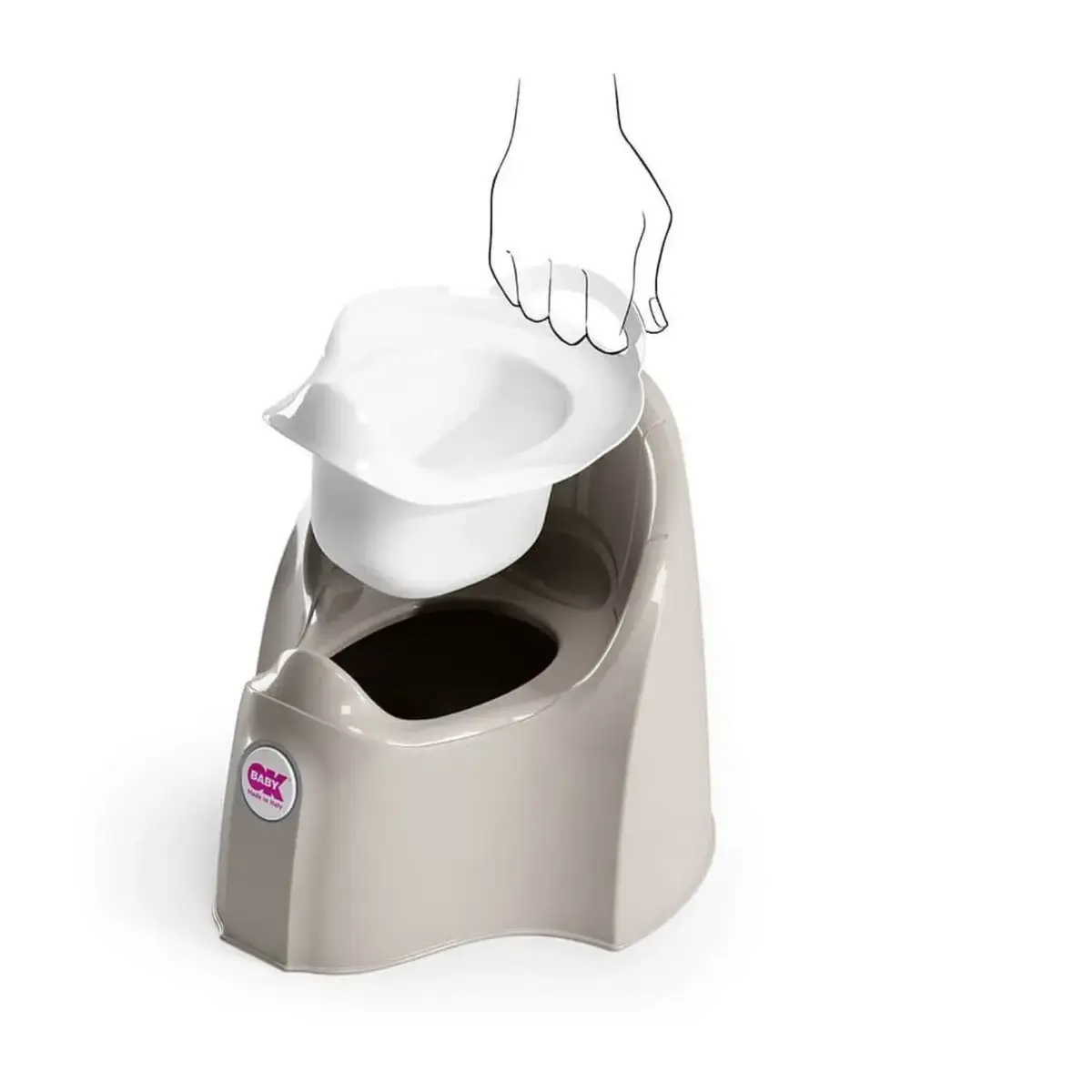 Okbaby Pasha Koltuk Oturak Gri