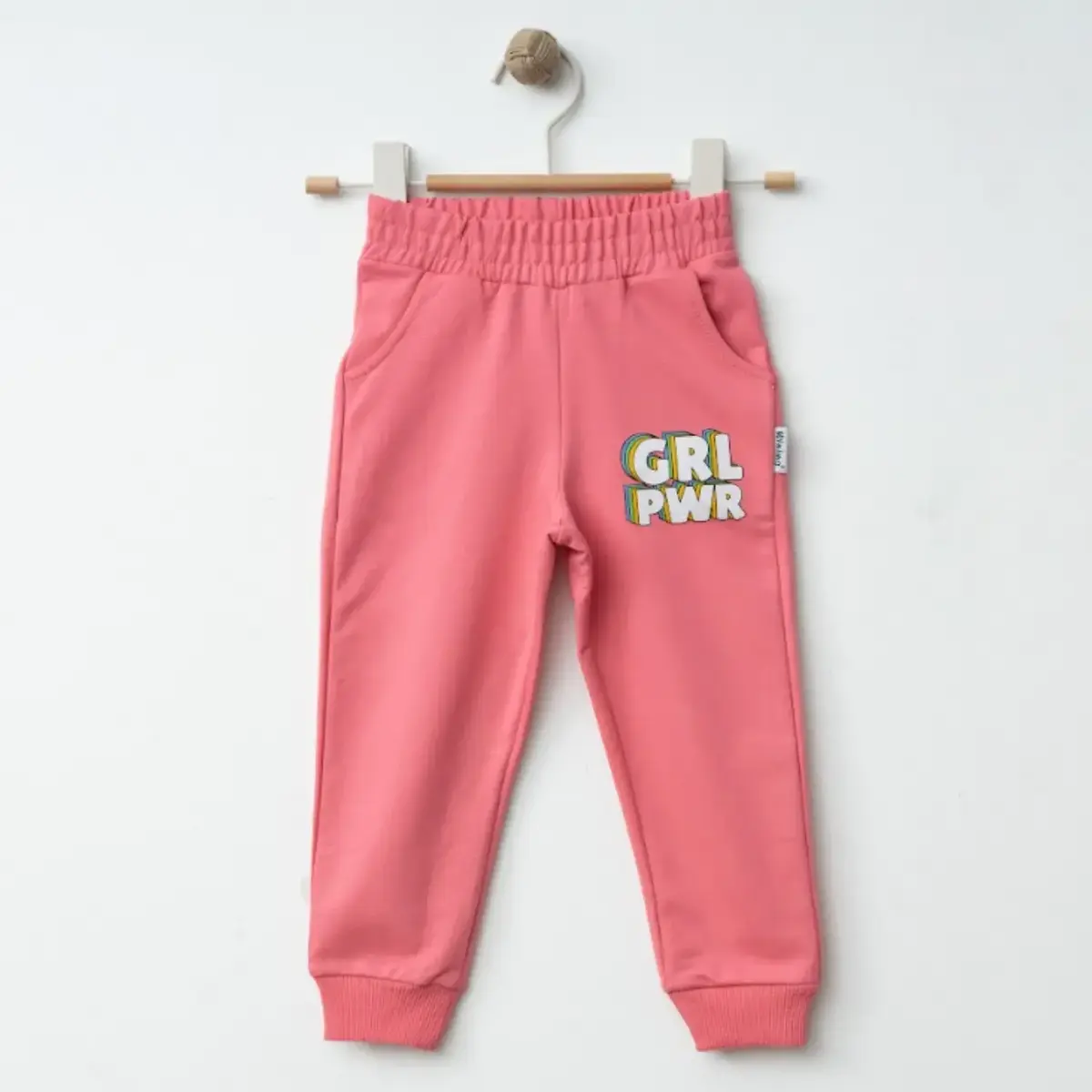 Winimo Eşofman Altı Pwr Girl Baskılı Pembe