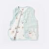 Bibaby Organik Yelek Pretty Ears Bunny Mint - Ekru