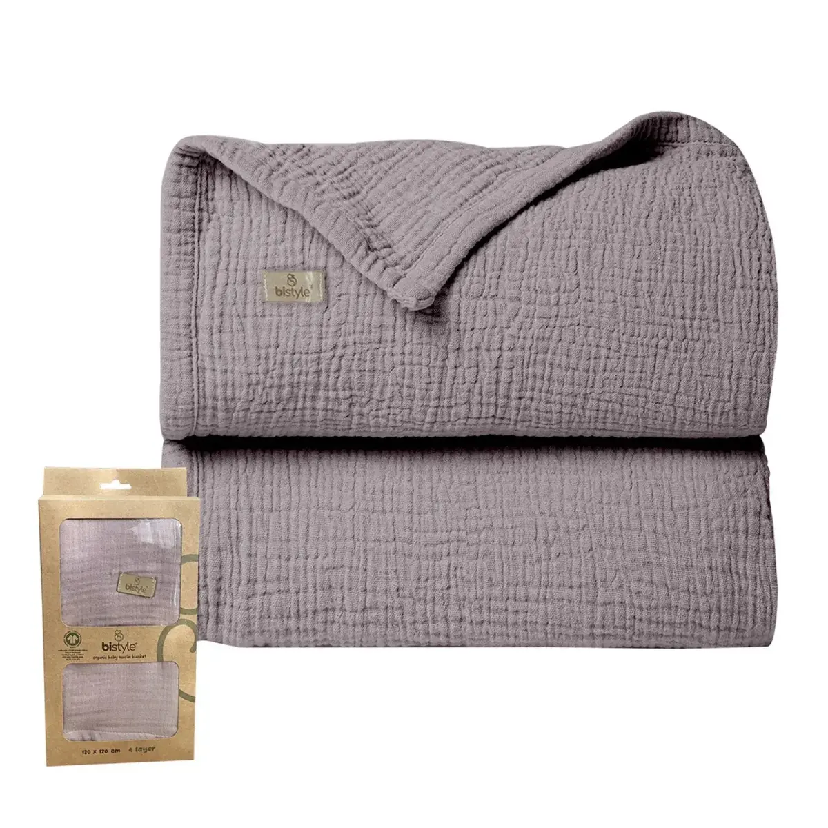 Bistyle Müslin Örtü Antrasit