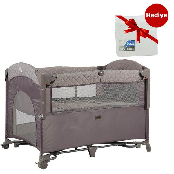 Prego 8041 Miami Basic Anne Yanı Oyun Parkı 70x110 cm Bej