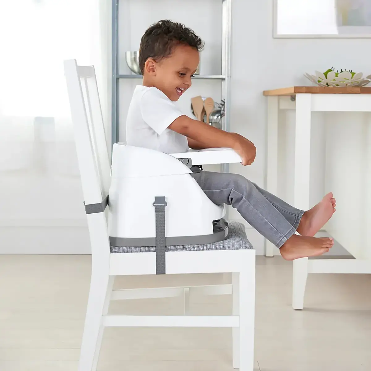 Ingenuity Baby Base Portatif Mama Sandalyesi Pink Flambe