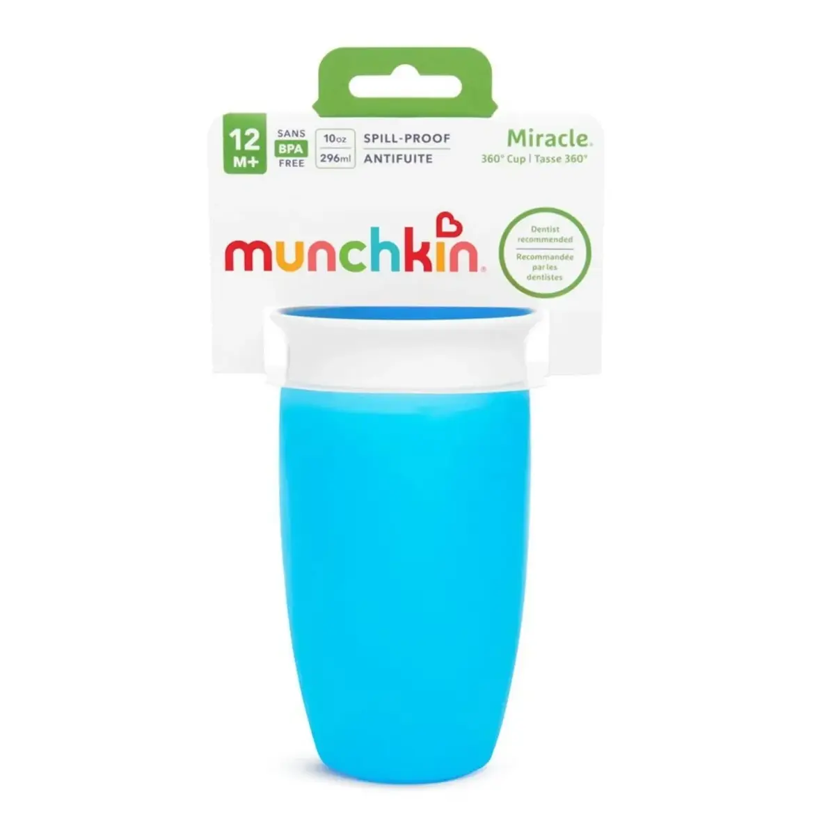 Munchkin Mucize 360 Alıştırma Bardağı Wildlove 296 ml Mavi