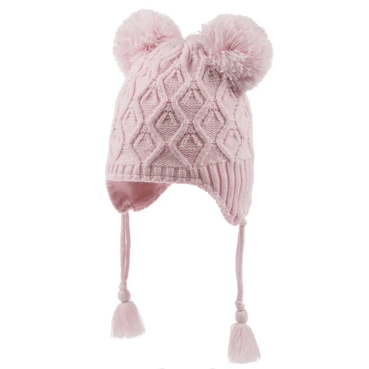 Kitti Atkı Bere Eldiven Takım Açık Pembe