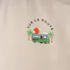 Winimo T-Shirt Otobüs Baskılı Bej