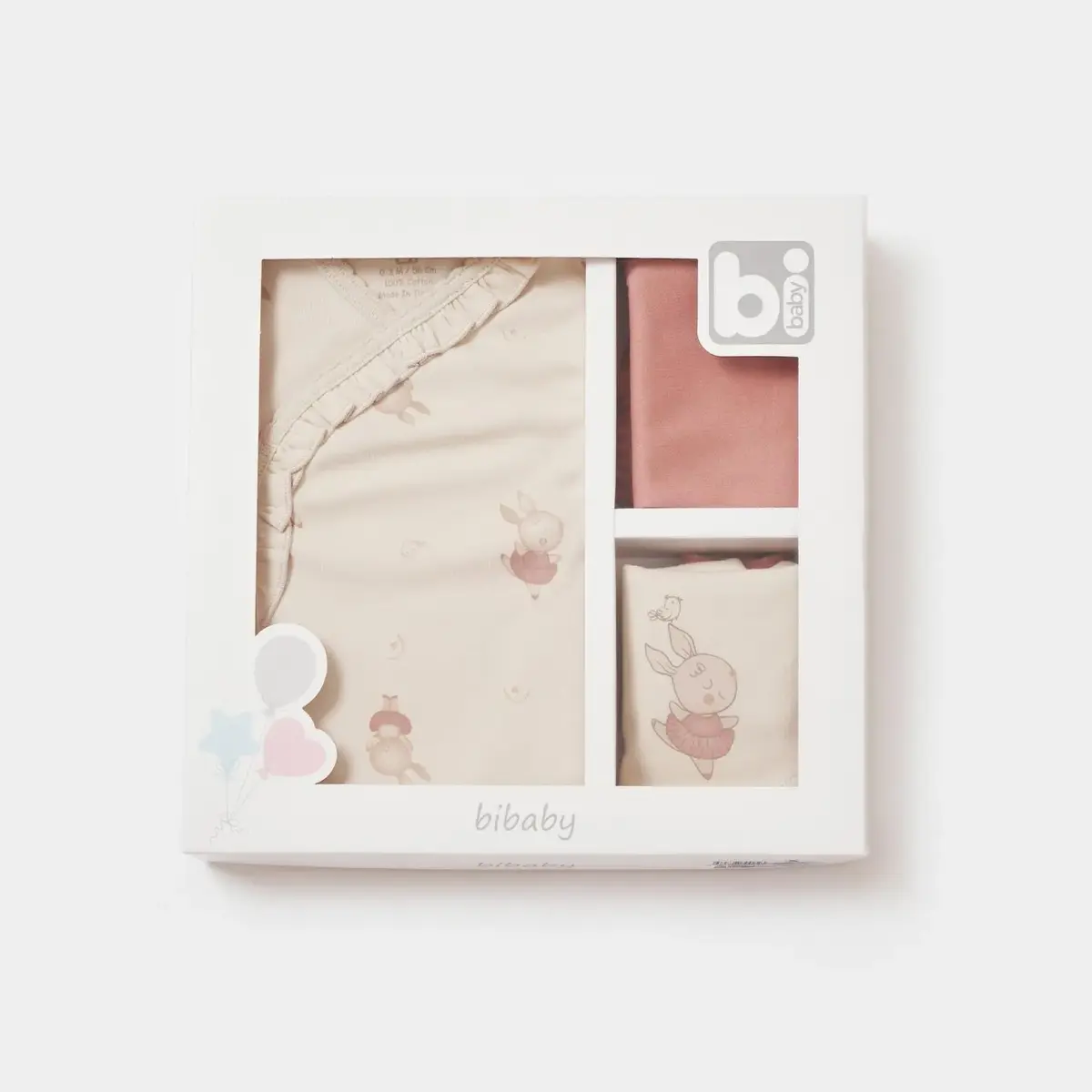 Bibaby Hastane Çıkışı 5li Ballery Princess Bej - Gül Kurusu