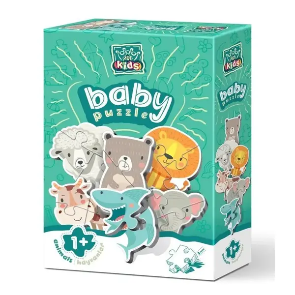 Art Kids Hayvanlar Baby Puzzle 19 Parça