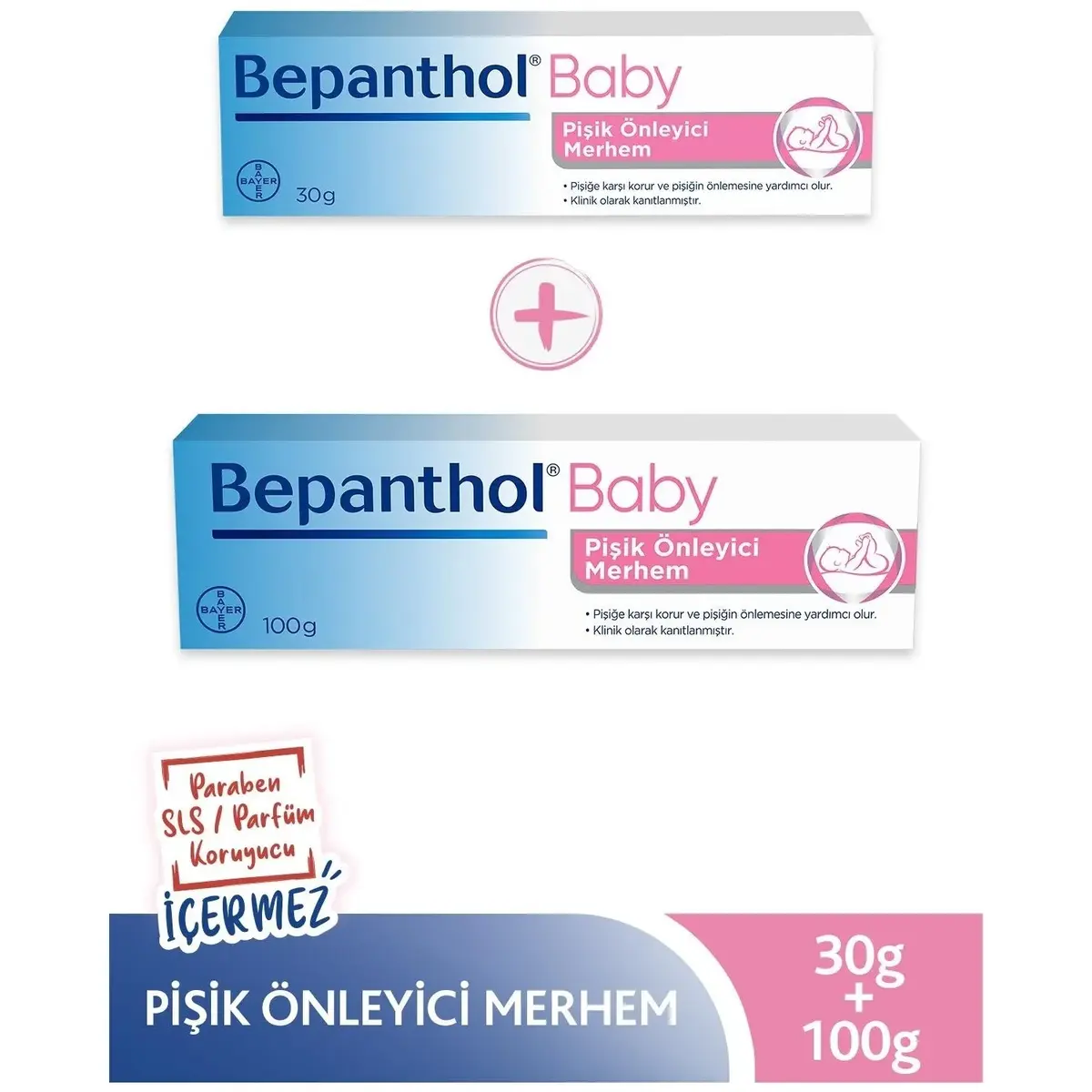 Bepanthol Baby Pişik Önlemeye Yardımcı Merhem 100 gr+30 gr Avantaj Paket