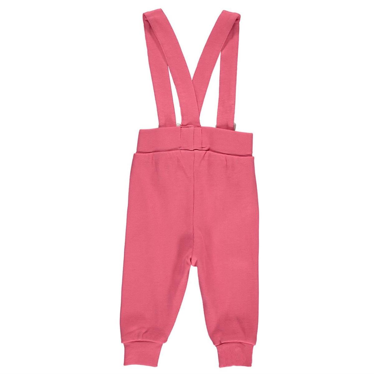 Overdo Pantolon Kaşkorseli Pembe