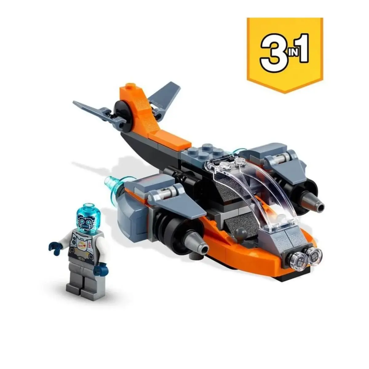 LEGO Creator 3’ü 1 Arada Siber İnsansız Hava Aracı 31111