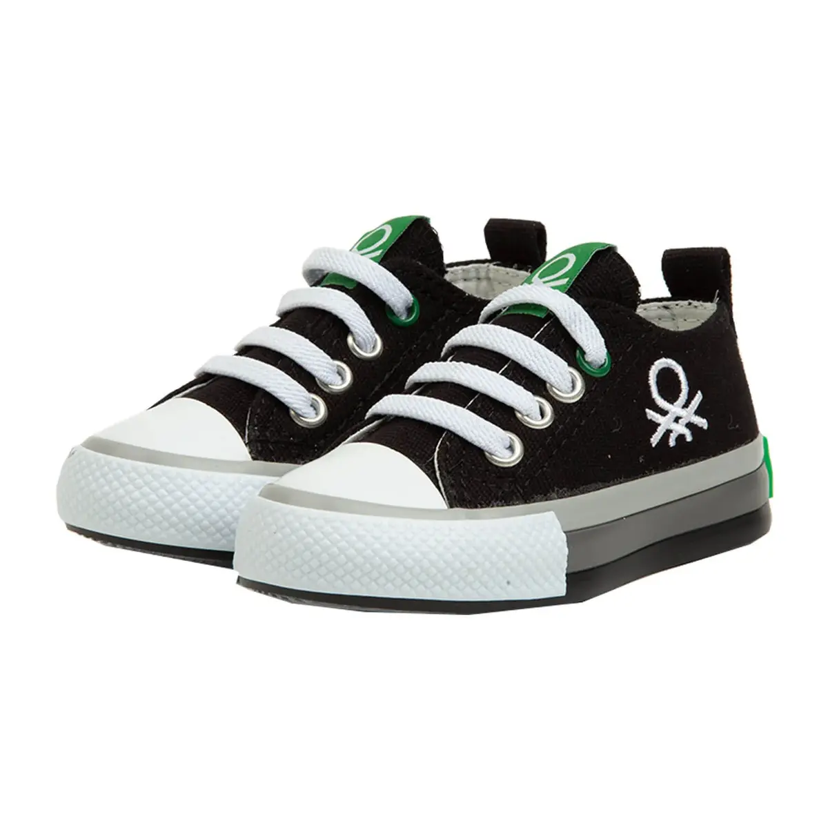 Benetton Ayakkabı Spor Keten Siyah