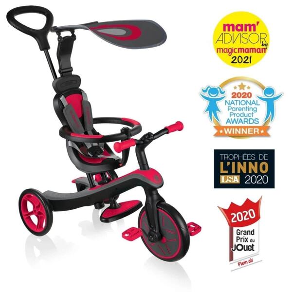 Globber Explorer 4in1 Bisiklet Kırmızı