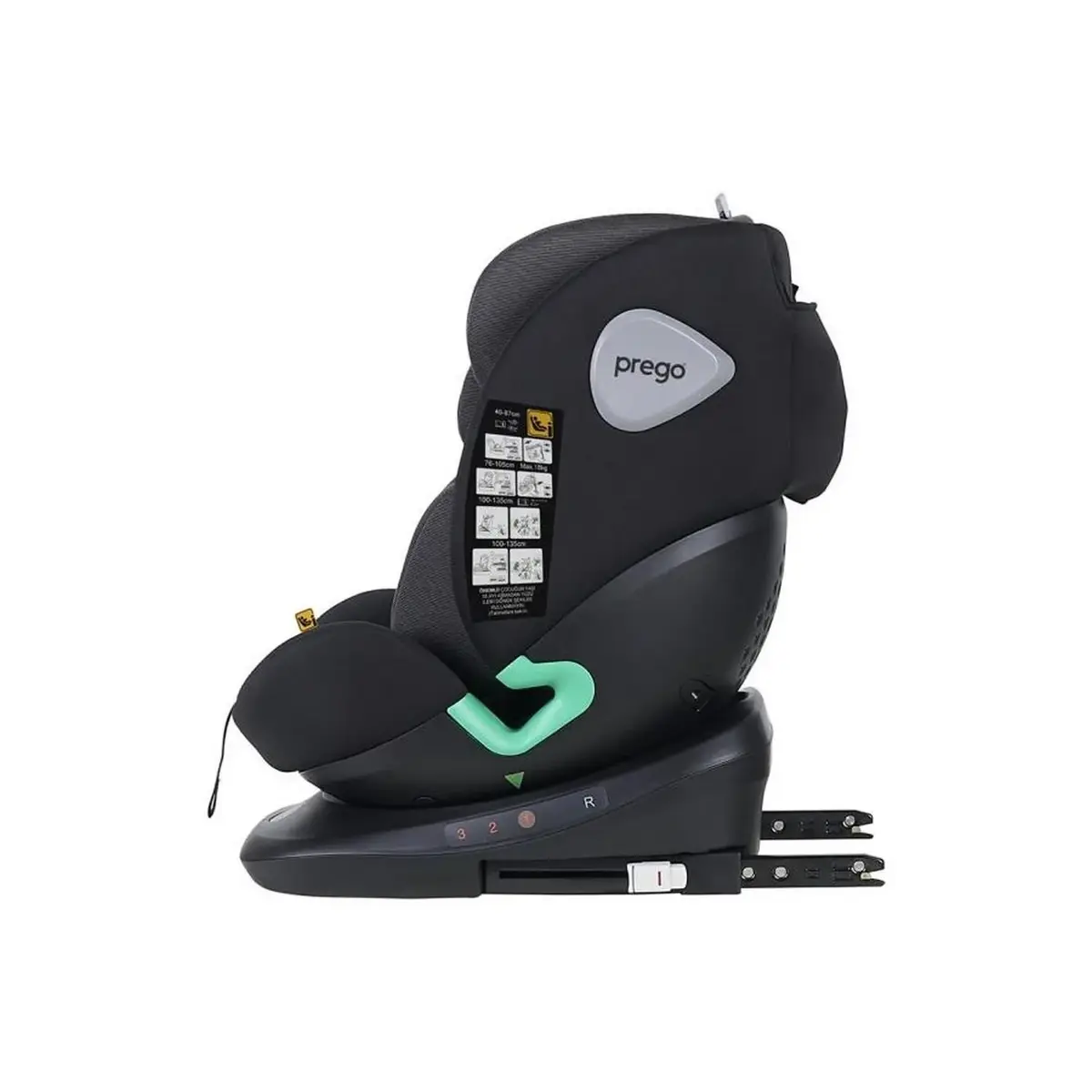 Prego Q9004 Tronfıx I-Size Oto Koltuğu Siyah