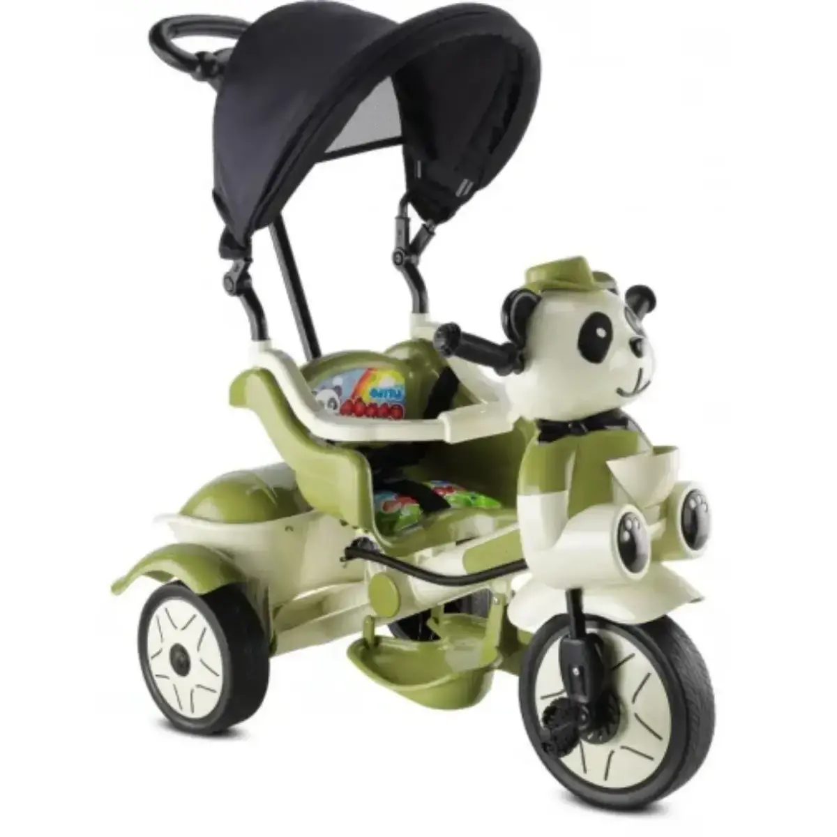 Babyhope Little Panda Bisiklet Yeşil Bej