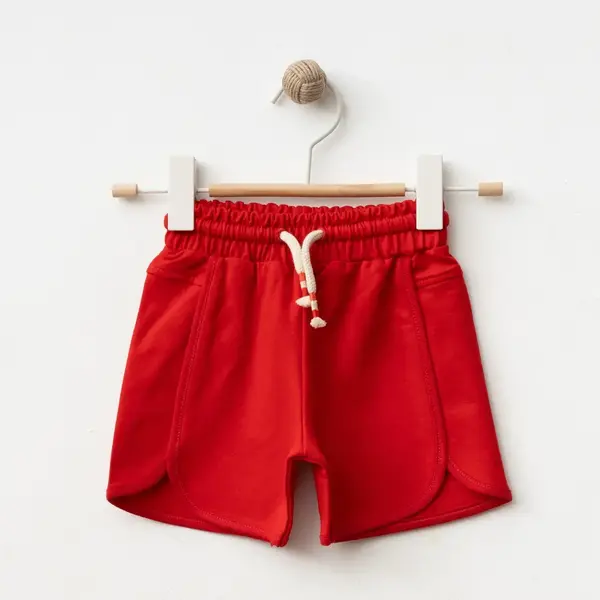 Winimo Şort Cepsiz Biyeli Kırmızı