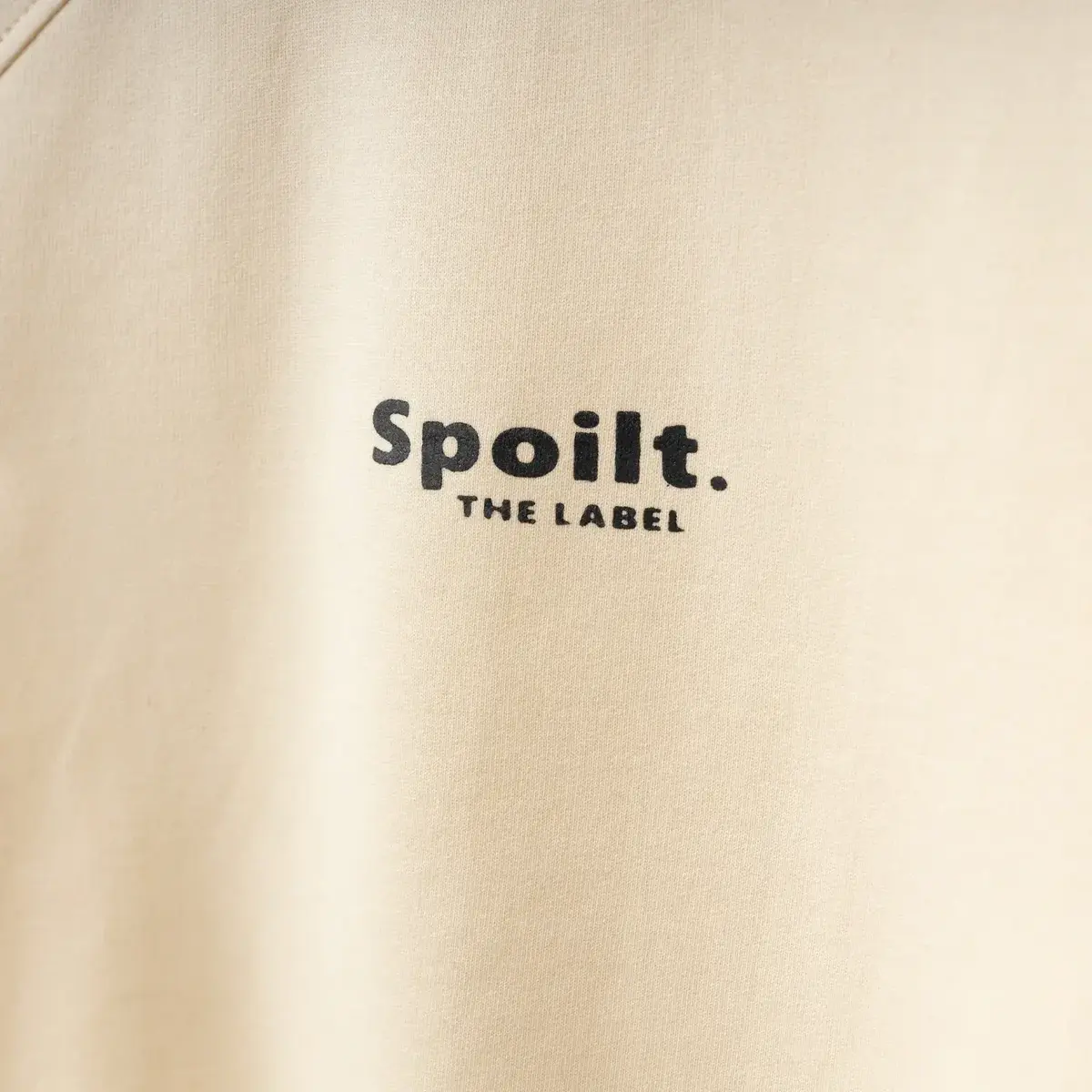 Bebolly Sweatshirt Spoilt Baskılı Bej